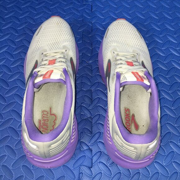 Brooks Adrenaline GTS 22 Womens Running Shoes White Athletic Sneaker Size 10B - Picture 7 of 11